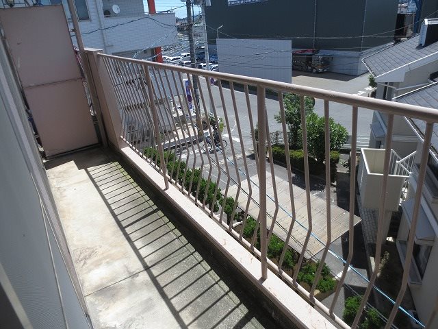 片山マンション ベランダ